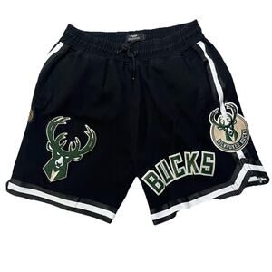 Milwaukee Bucks Pro Standard 2021 NBA Finals Championship Black Shorts Sz Large